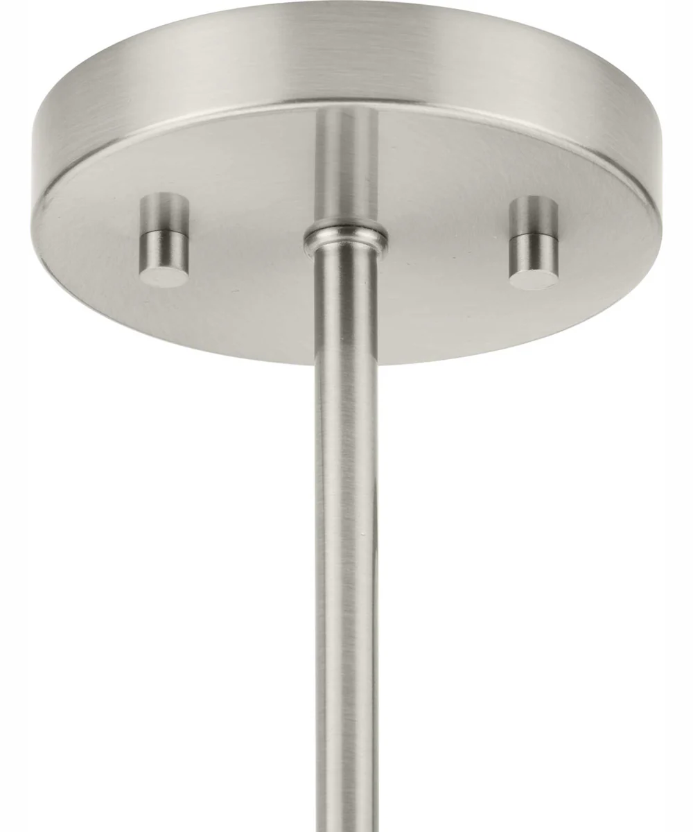 Atwell 3-Light Mid-Century Modern Semi-Flush Mount Brushed Nickel - Image 8