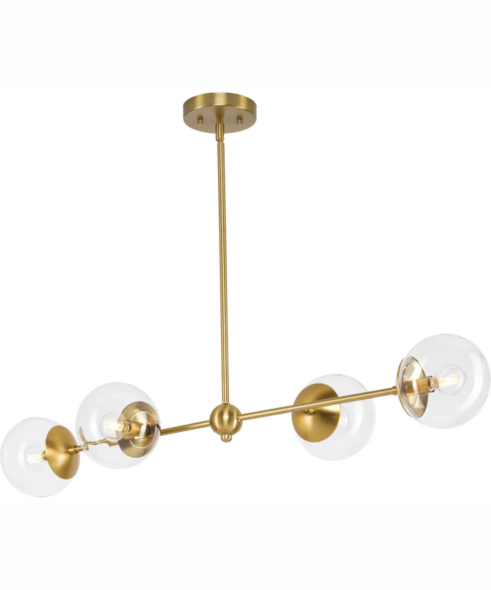 Atwell 4-Light Mid-Century Modern Island Light Brushed Bronze - Image 3