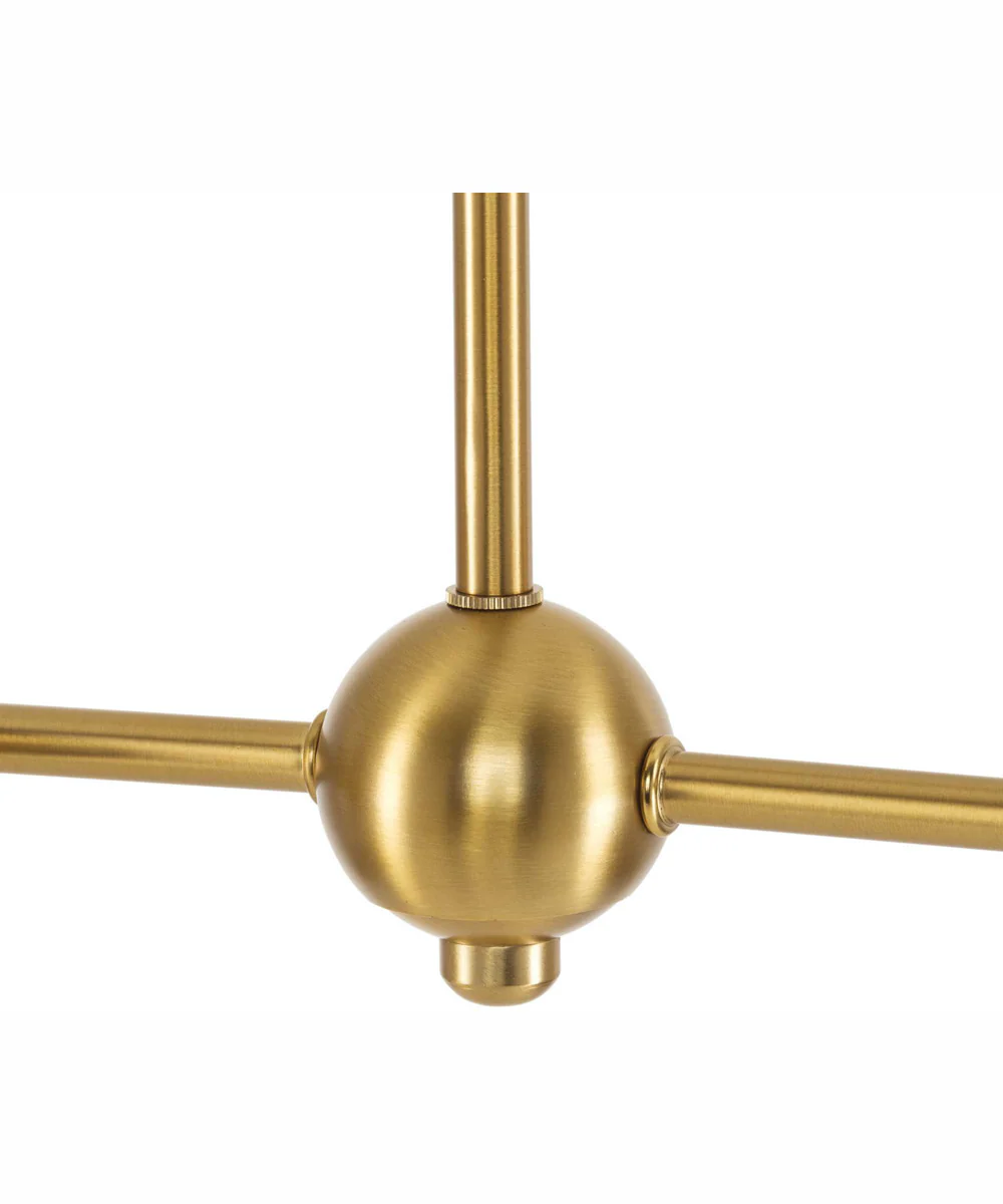 Atwell 4-Light Mid-Century Modern Island Light Brushed Bronze - Image 7