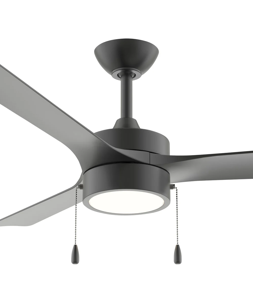 Axion I 52 in. 3-Blade Modern LED Ceiling Fan Matte Black - Image 6
