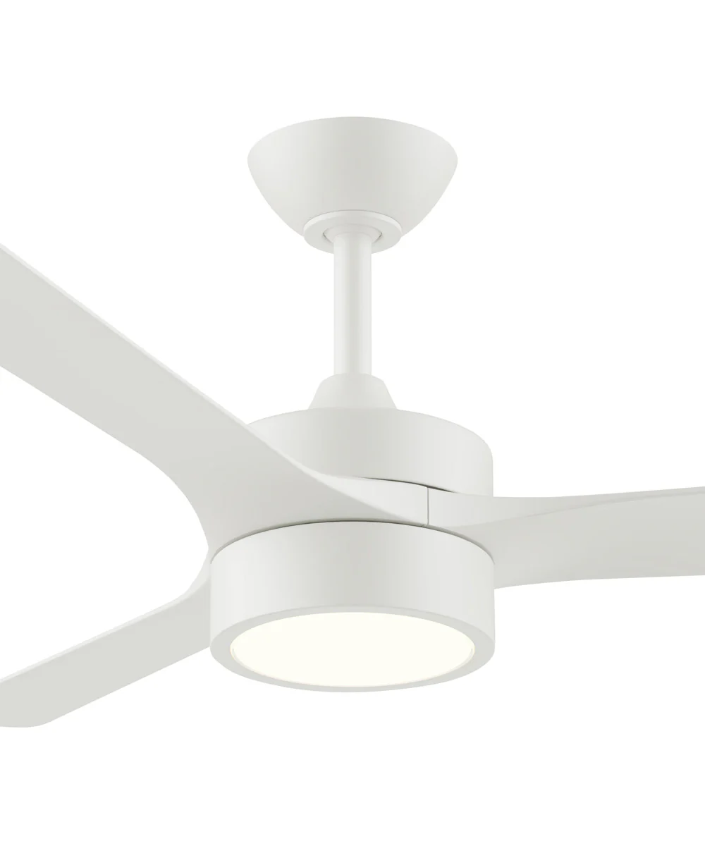 Axion II 52 in. 3-Blade Modern LED Ceiling Fan Matte White - Image 6