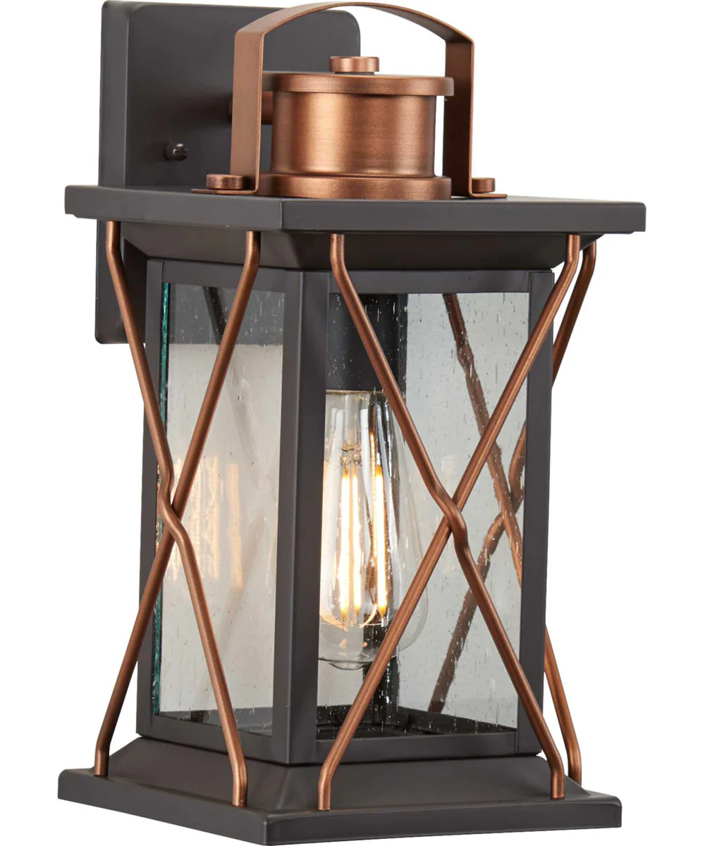 Barlowe 1-Light Small Wall Lantern Antique Bronze