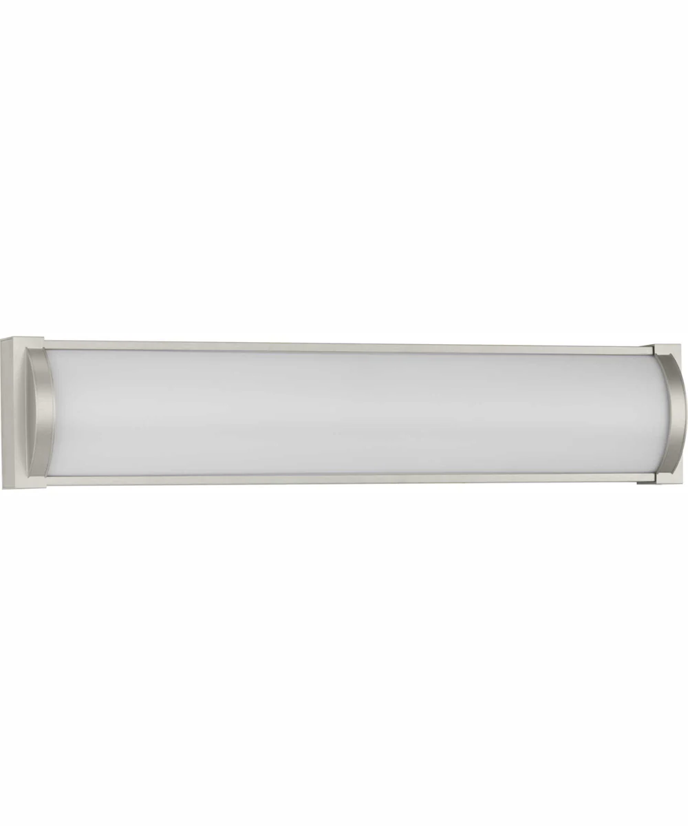 Barril 24 in. Medium Modern Integrated LED Linear Vanity Light Brushed Nickel