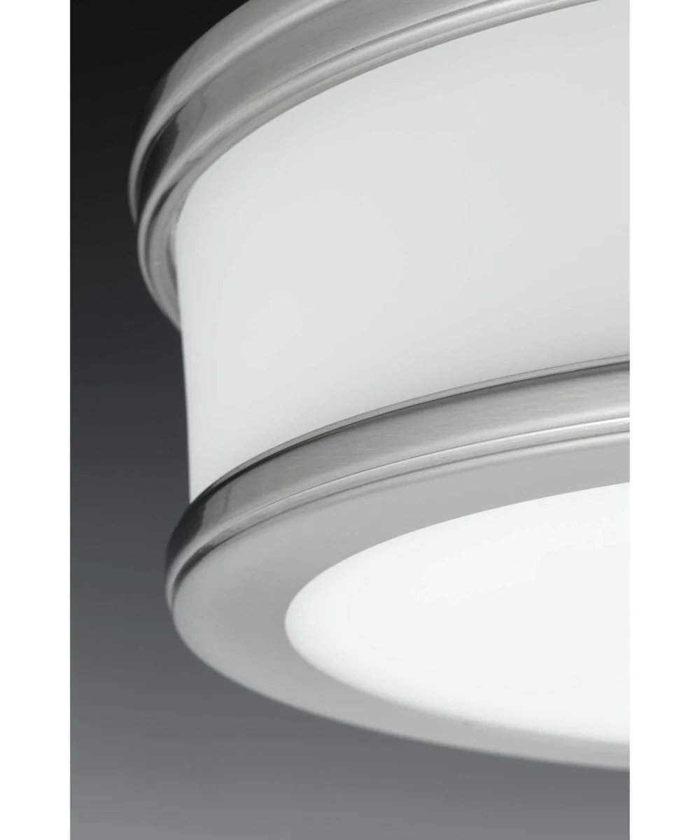 Bezel 13" LED Flush Mount Brushed Nickel - Image 2