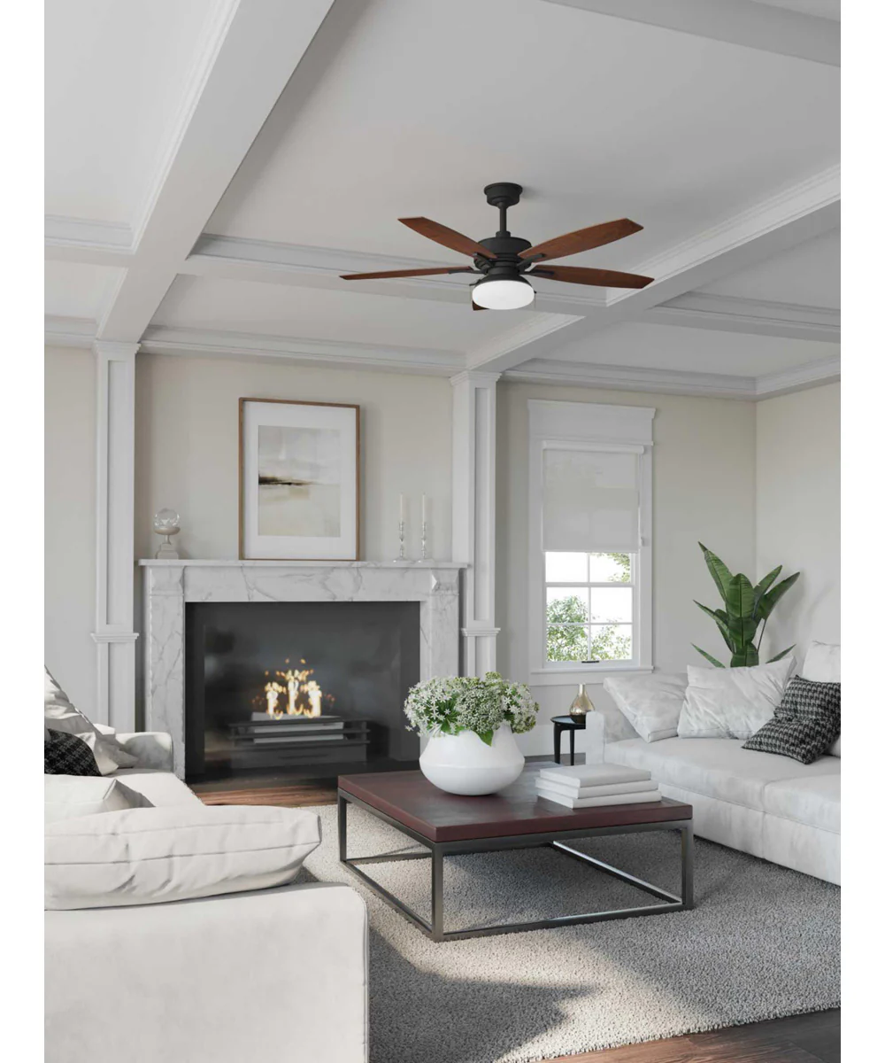 Billows 52" 5 -Blade Ceiling Fan Forged Black - Image 2