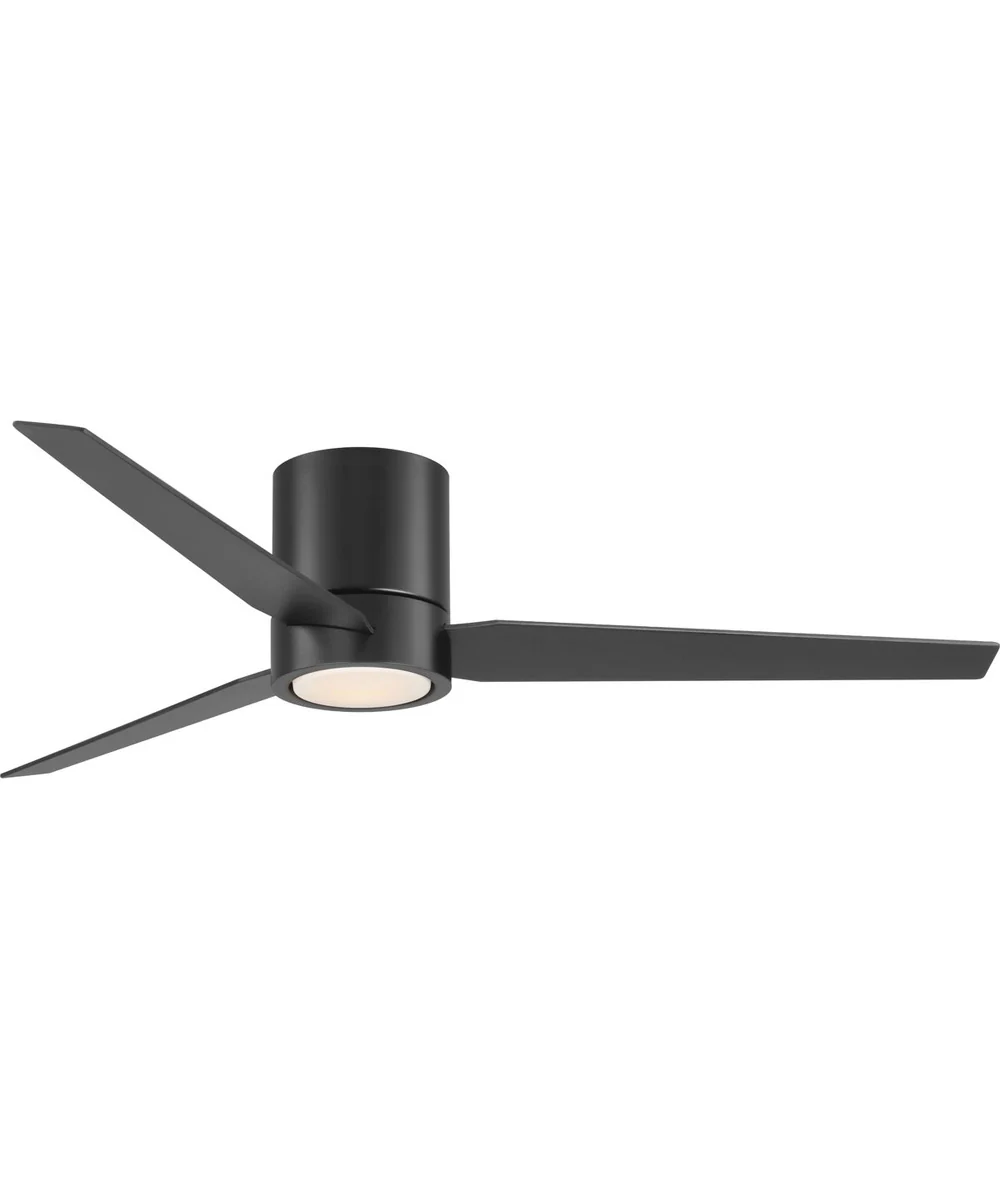 Braden 56" 3-Blade Indoor Hugger Ceiling Fan Matte Black - Image 3