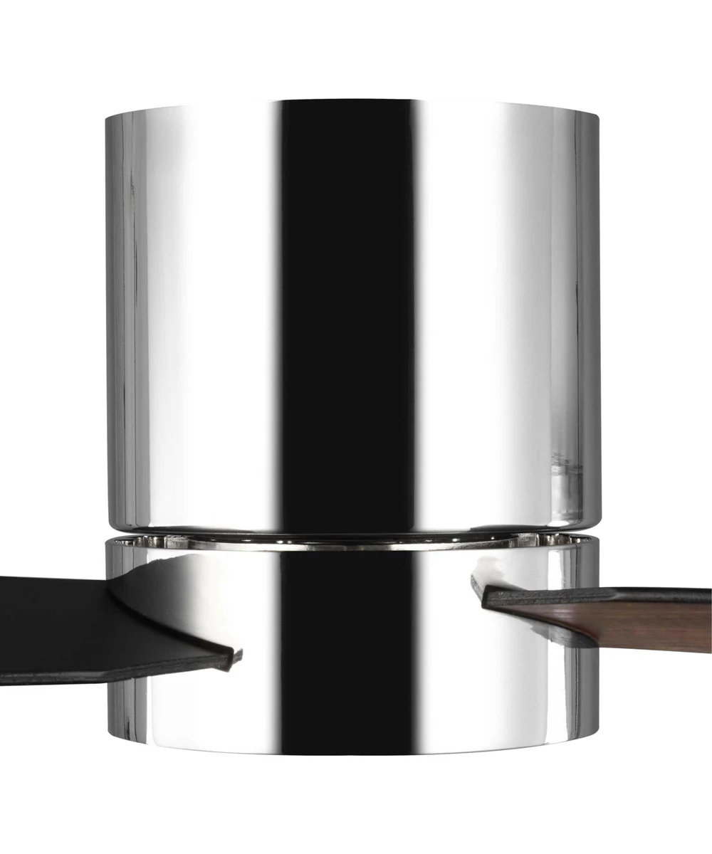 Braden 56" 3-Blade Indoor Hugger Ceiling Fan Polished Chrome - Image 7