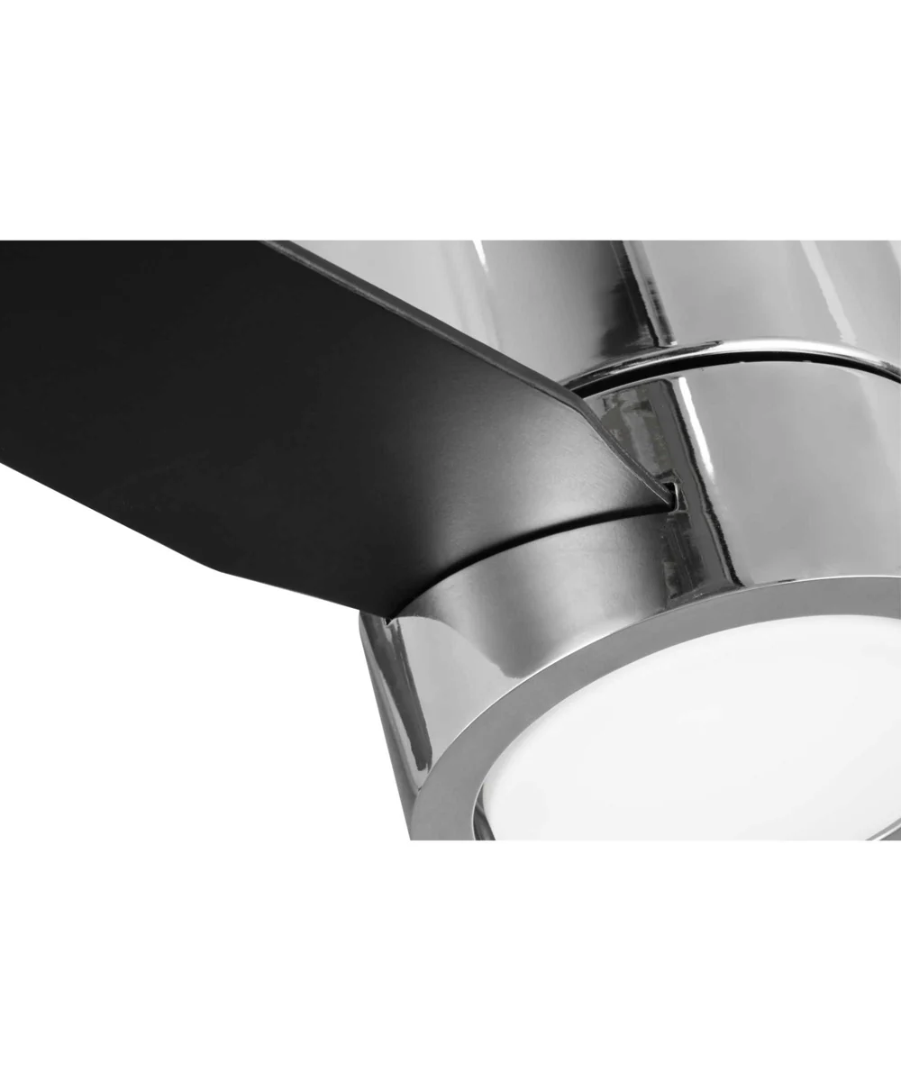 Braden 56" 3-Blade Indoor Hugger Ceiling Fan Polished Chrome - Image 9