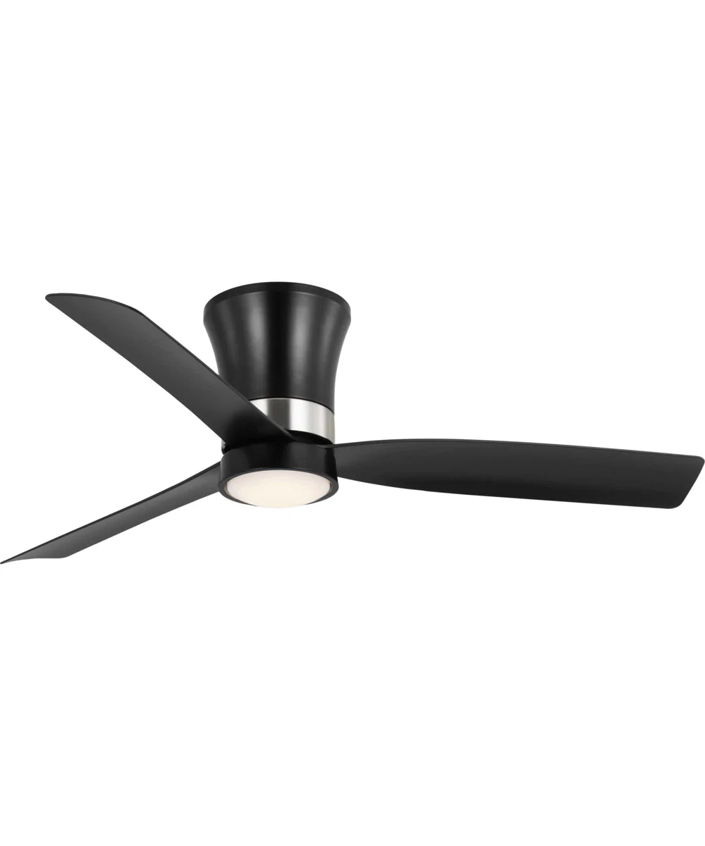 Brant 52-in. 3-Blade Modern Ceiling Fan Matte Black