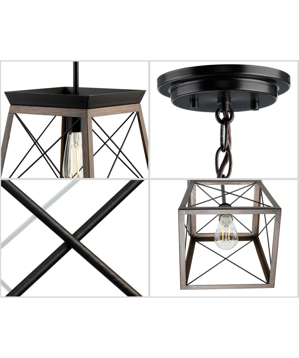 Briarwood 1-Light Coastal Mini-Pendant Light Antique Bronze - Image 5