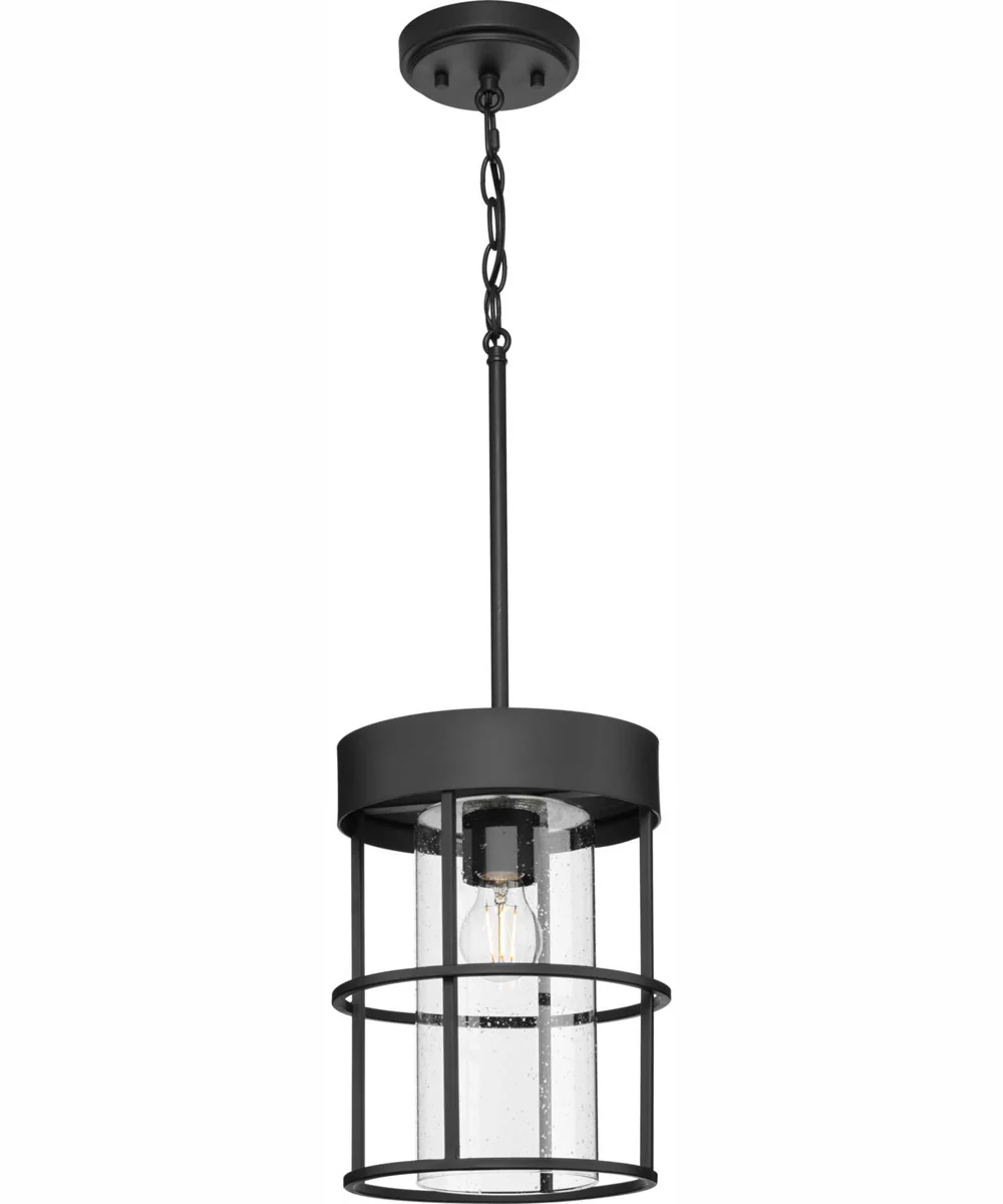 Burgess 1-Light Modern Farmhouse Pendant Matte Black - Image 10