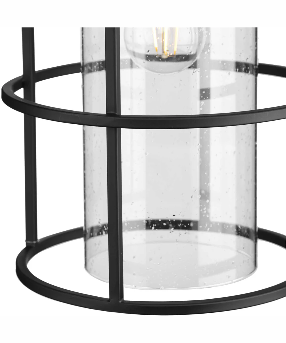 Burgess 1-Light Modern Farmhouse Pendant Matte Black - Image 7