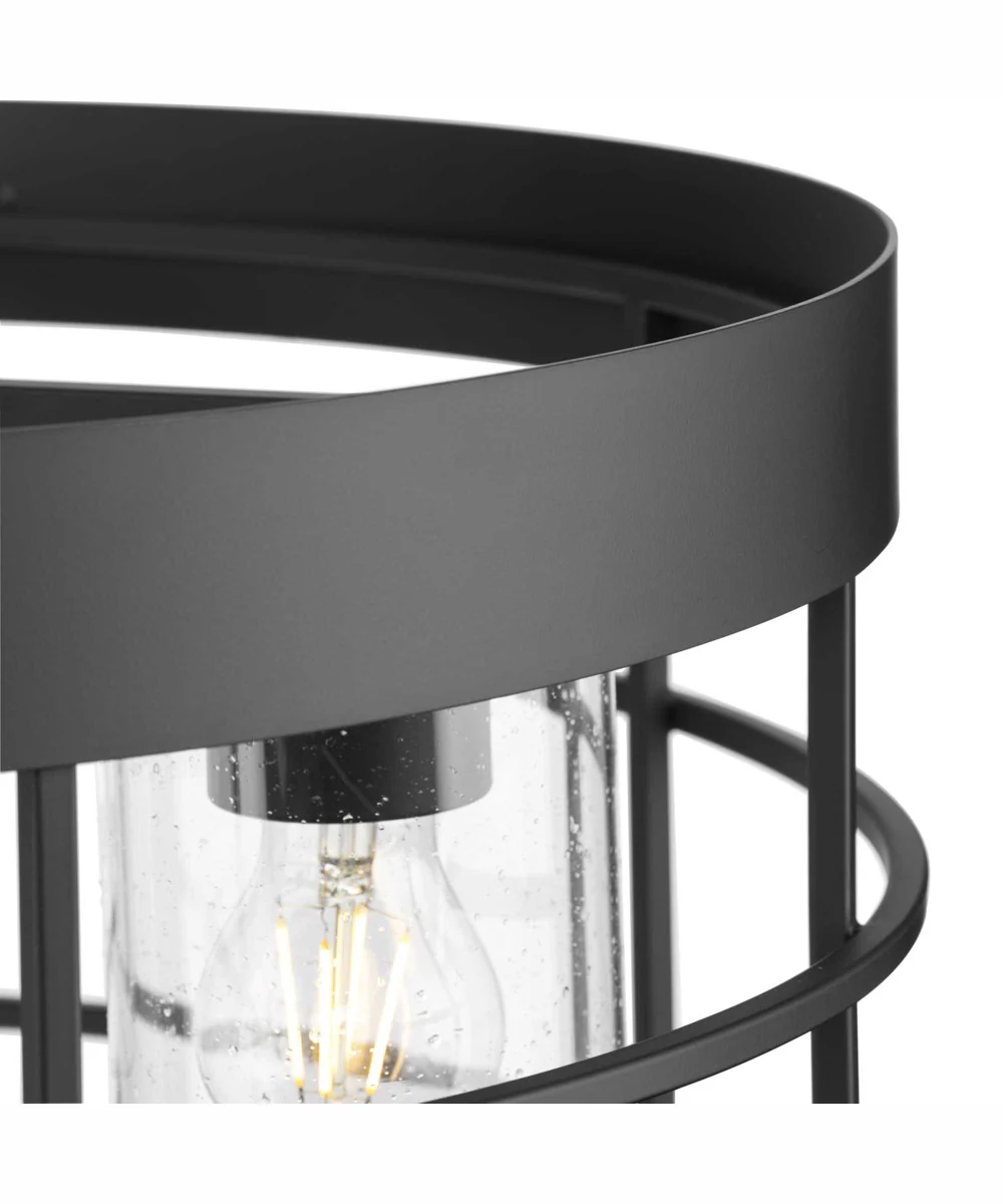 Burgess 4-Light Modern Farmhouse Chandelier Matte Black - Image 5