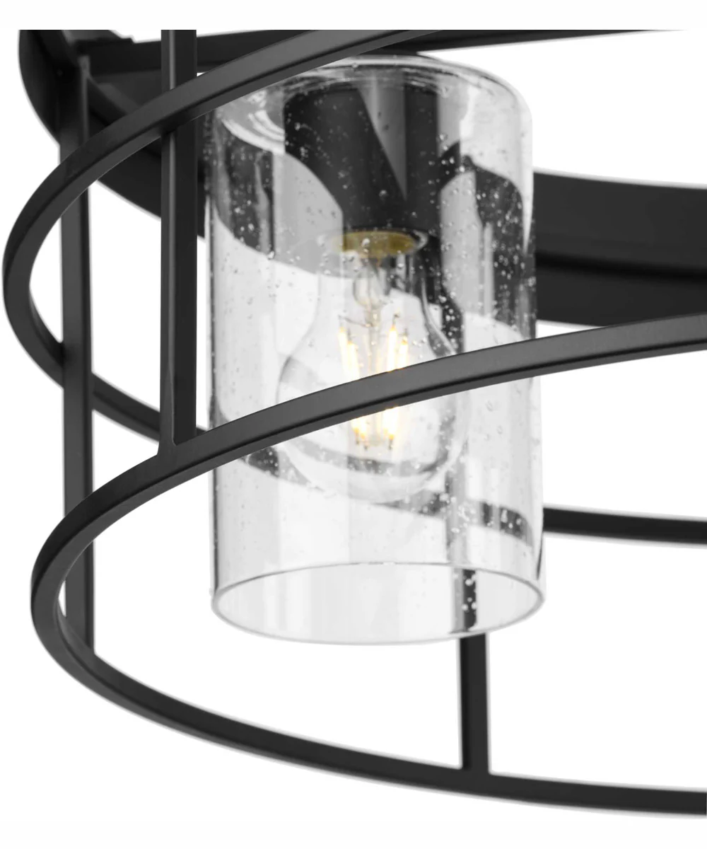 Burgess 4-Light Modern Farmhouse Chandelier Matte Black - Image 9