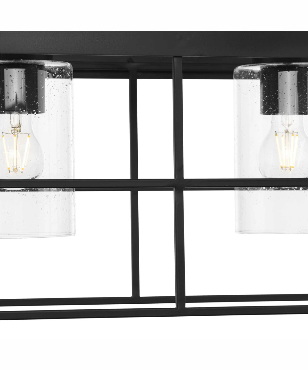 Burgess 4-Light Modern Farmhouse Island Light Matte Black - Image 5