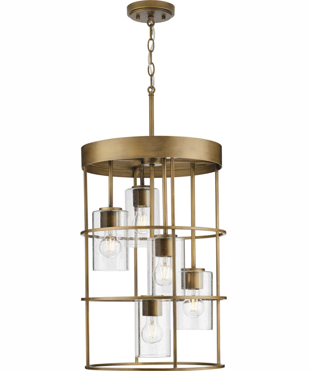 Burgess 5-Light Modern Farmhouse Hall & Foyer Light Aged Bronze - Image 5