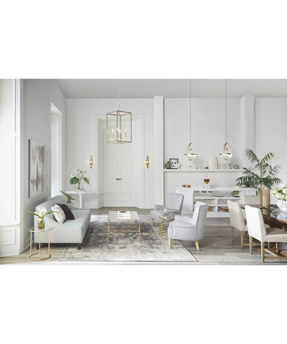 Cahill 2-Light Clear Glass Luxe Bath Vanity Light Brushed Bronze - Image 3