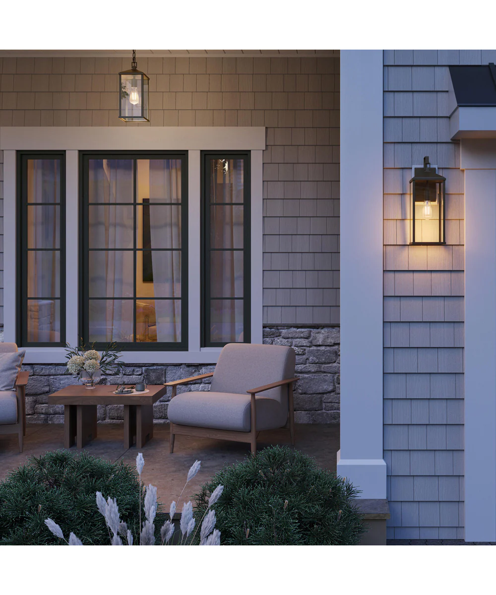 Cantley Extra Large Outdoor Wall Lantern with Clear Glass Panels Antique Bronze - Image 3