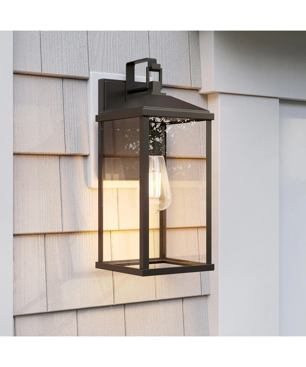 Cantley Large Outdoor Wall Lantern with Clear Glass Panels Antique Bronze - Image 10