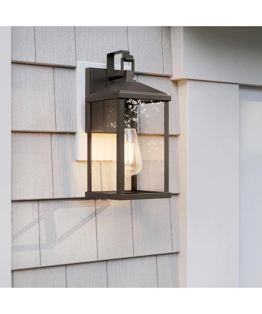 Cantley Medium Outdoor Wall Lantern with Clear Glass Panels Antique Bronze - Image 10