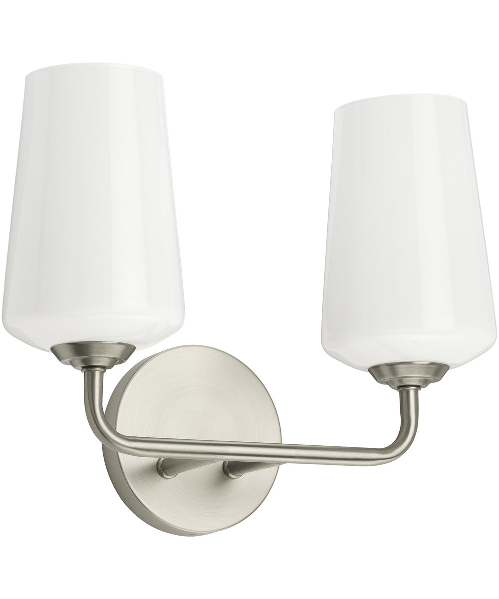 Celino 2-Light Bath & Vanity Brushed Nickel