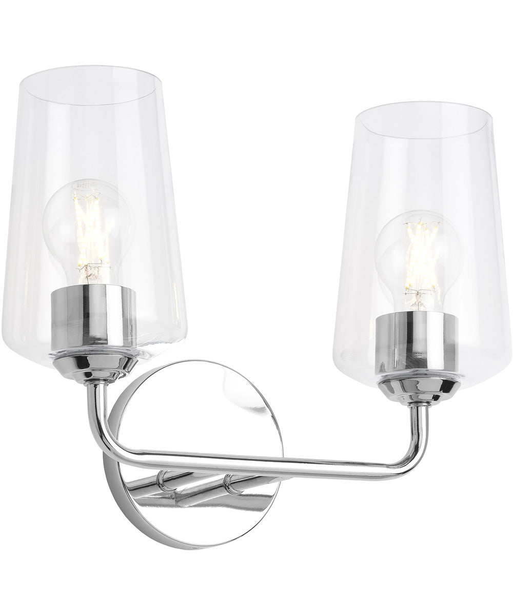 Celino 2-Light Bath & Vanity Polished Chrome - Image 4