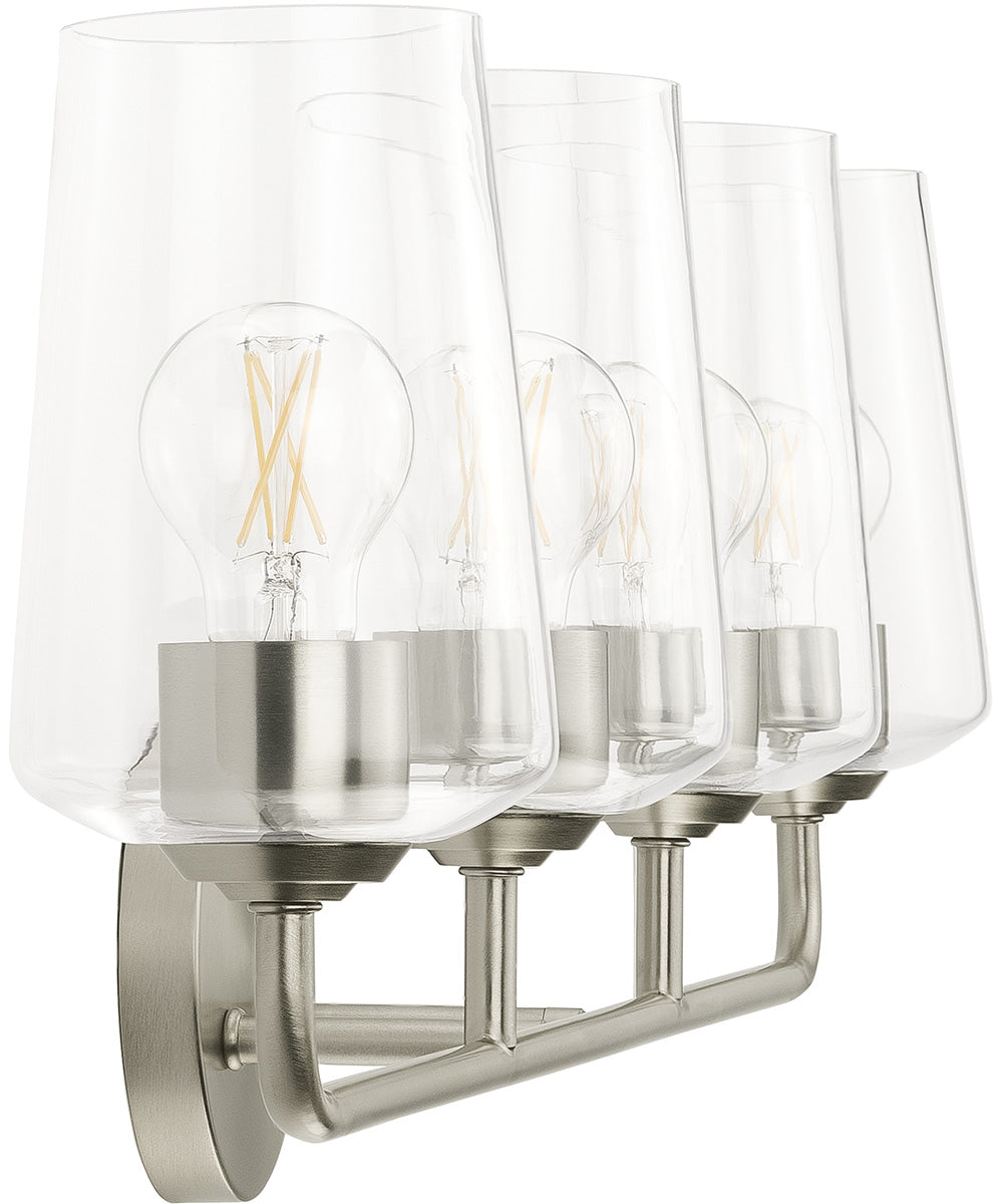 Celino 4-Light Bath & Vanity Brushed Nickel - Image 4
