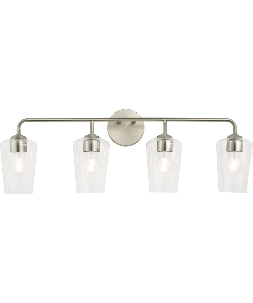 Celino 4-Light Bath & Vanity Brushed Nickel - Image 8