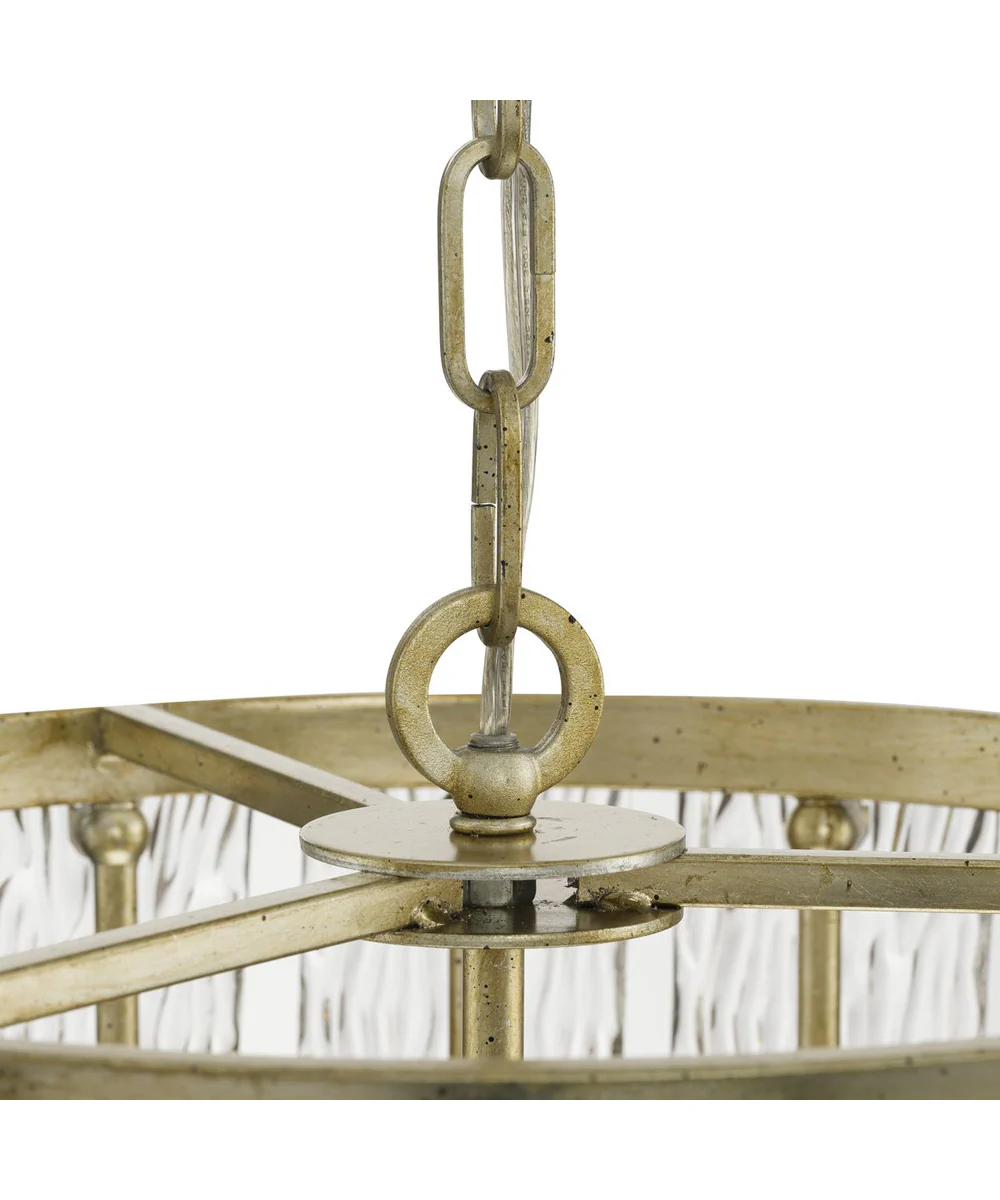 Chevall 3-Light Organic Pendant Gilded Silver - Image 11