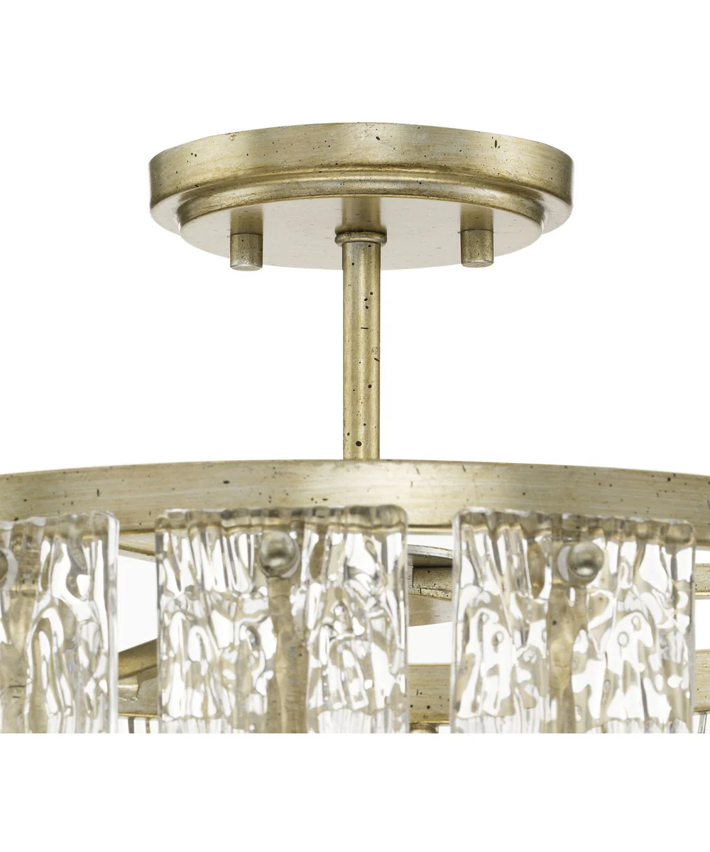 Chevall 3-Light Organic Pendant Gilded Silver - Image 12