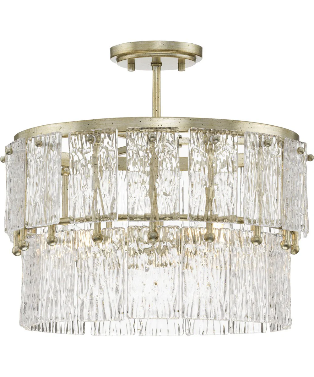 Chevall 3-Light Organic Pendant Gilded Silver - Image 6