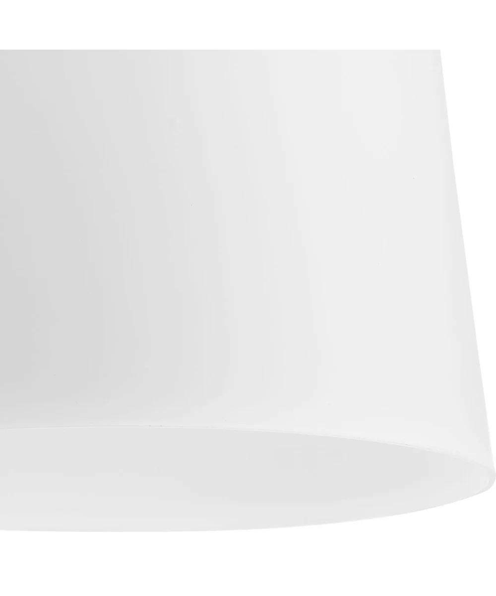 Clarion 1-Light Etched White Pendant P500429 Brushed Nickel - Image 7