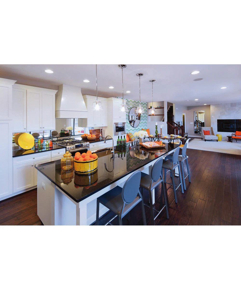 Clear Glass 1-Light Coastal Mini-Pendant Light Polished Nickel - Image 5