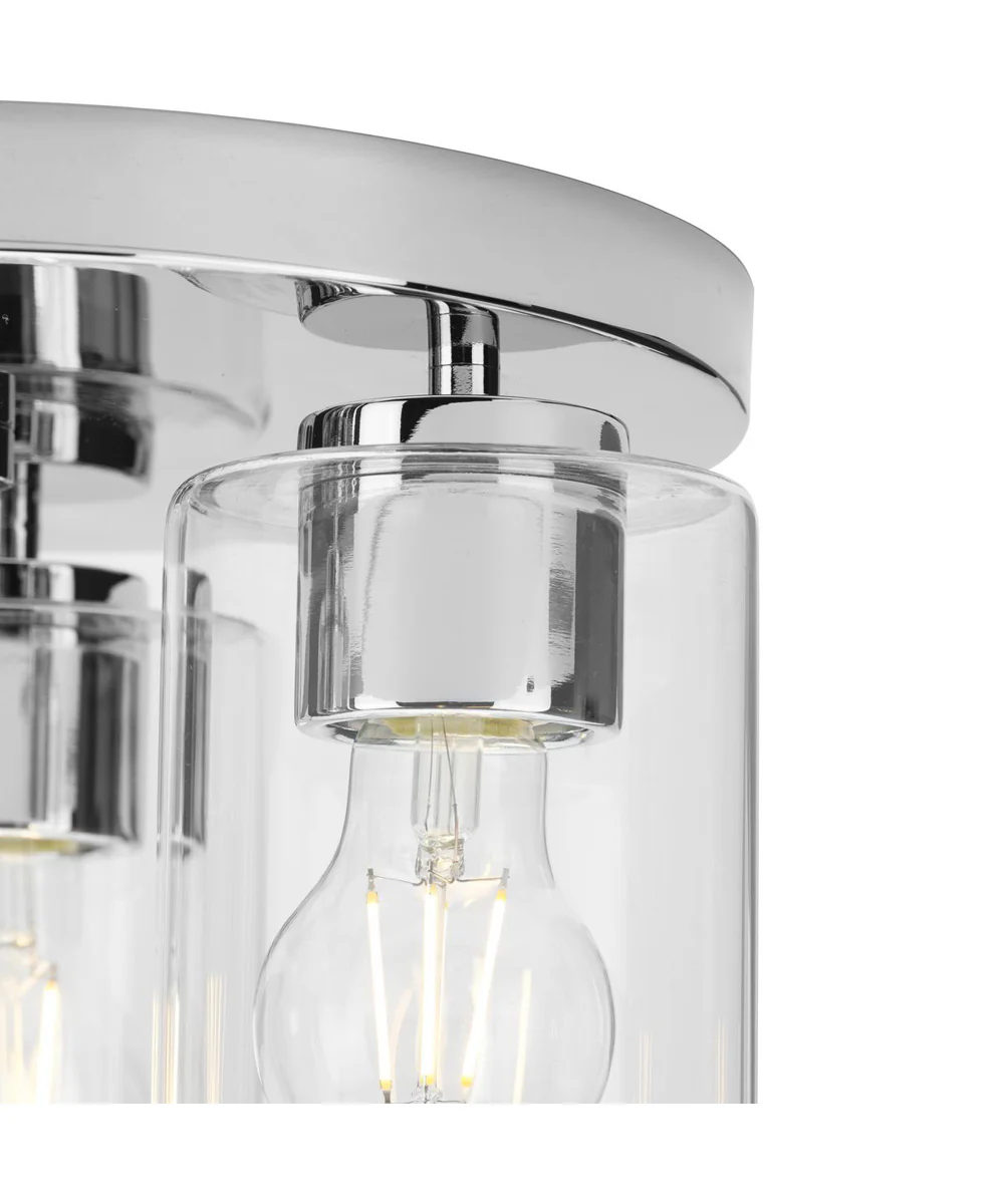 Cofield 12 in. 3-Light Flush Mount P350237 Polished Chrome - Image 6