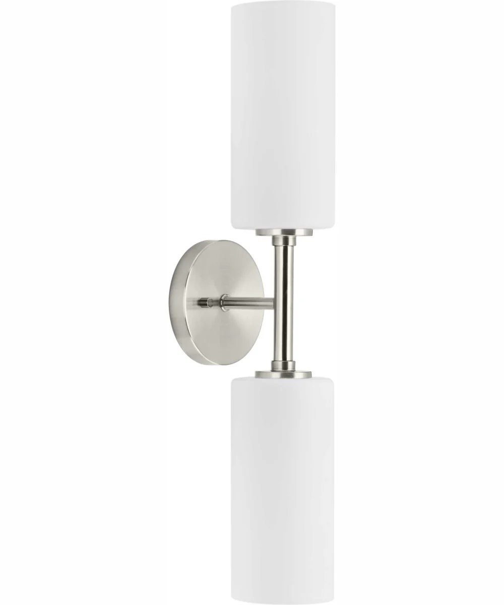 Cofield 2-Light Transitional Wall Bracket Brushed Nickel