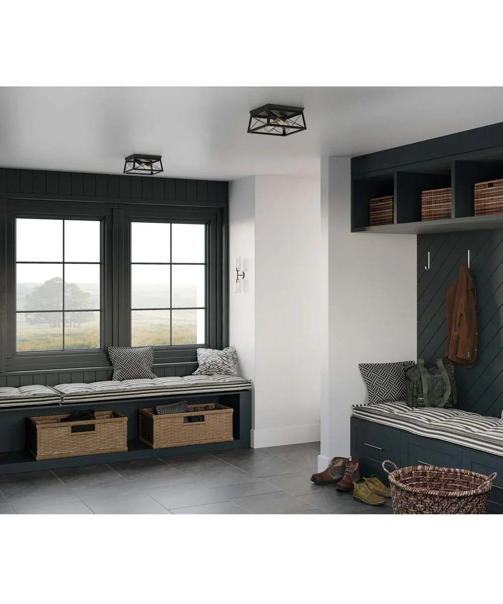 Cofield 2-Light Wall Bracket Matte Black - Image 2