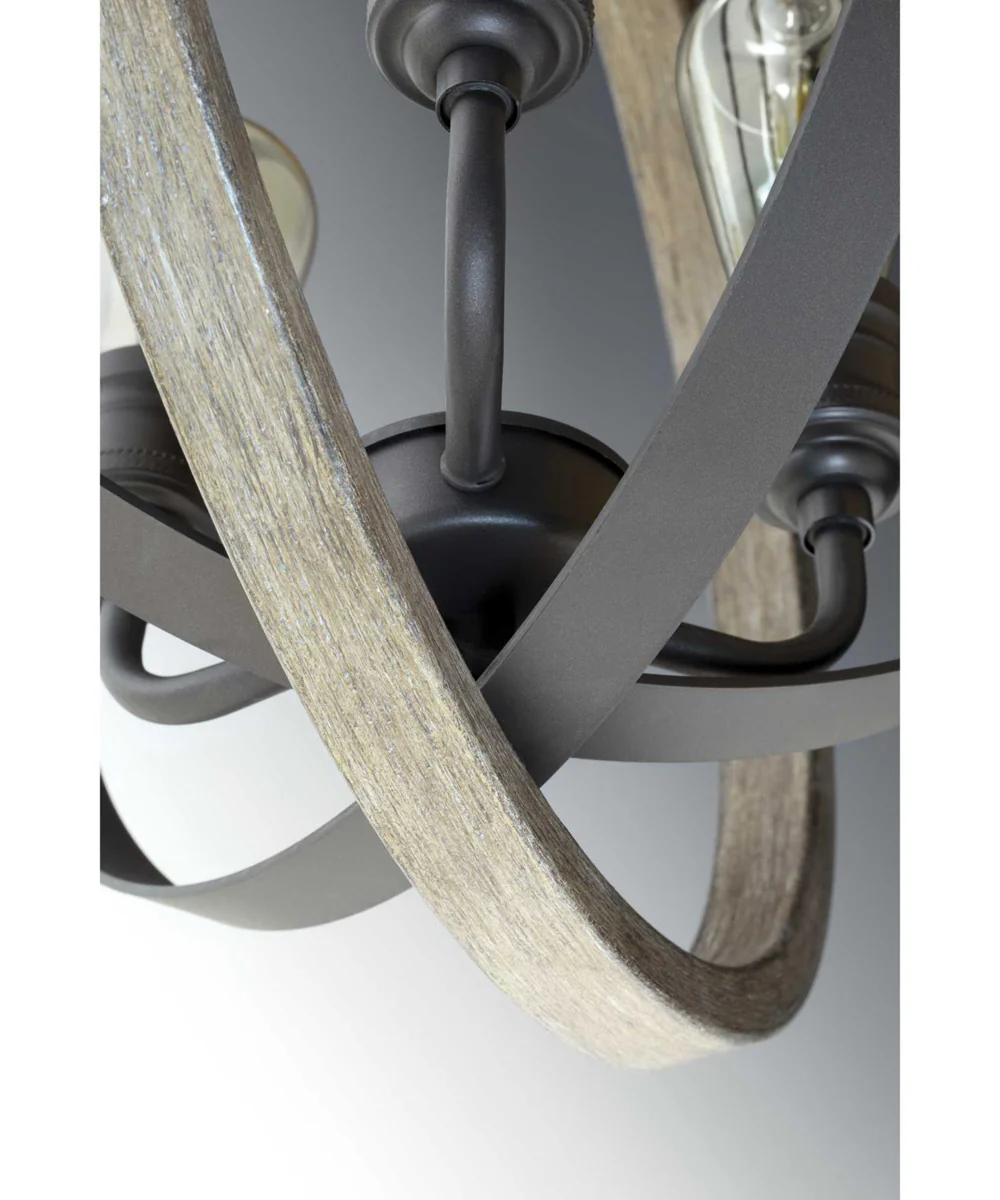 Conestee 3-Light Farmhouse Pendant Light Graphite - Image 2