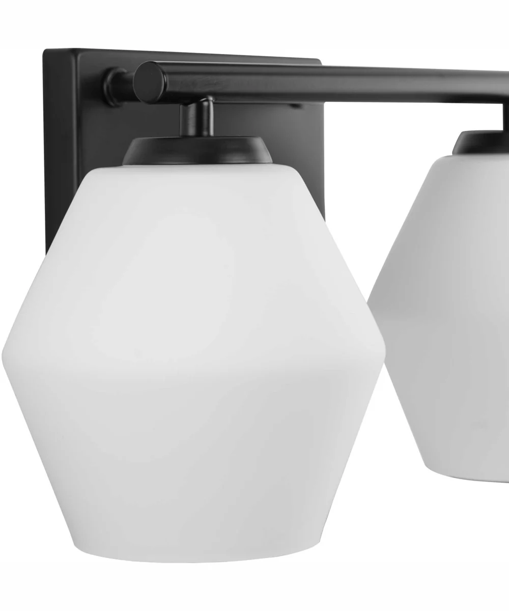Copeland 2-Light Mid-Century Modern Vanity Light Matte Black - Image 8
