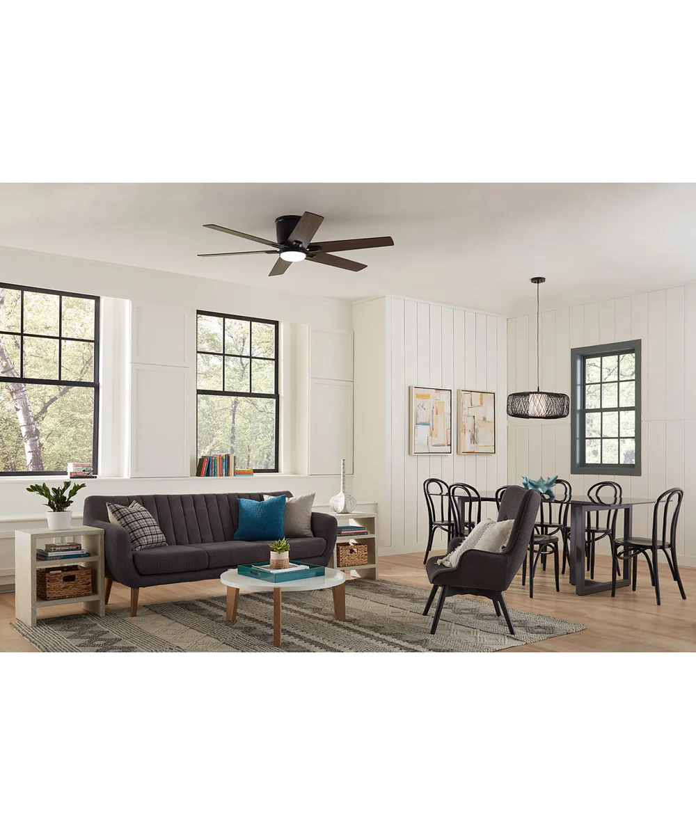 Cordova 1-Light Large Pendant Black Rattan - Image 2