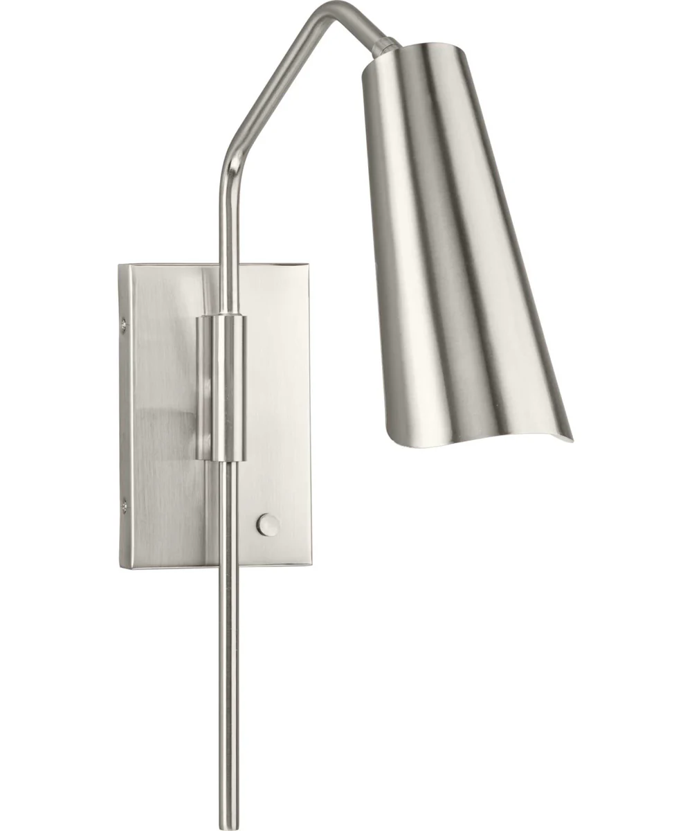 Cornett 1-Light Contemporary Wall Sconce Brushed Nickel