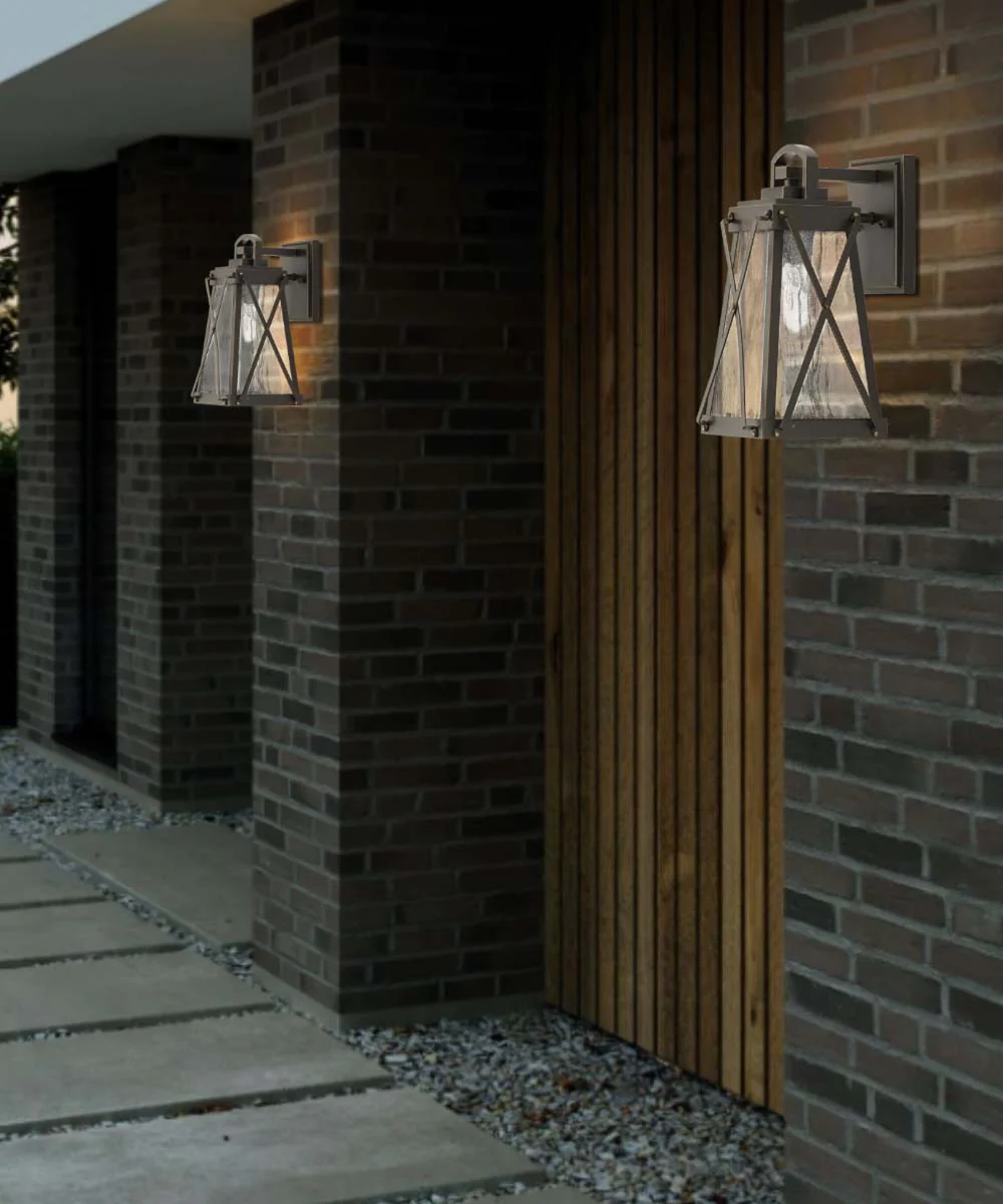 Creighton 1-Light 12"h Small Outdoor Wall-Lantern  Antique Bronze Finish by Progress - Image 2