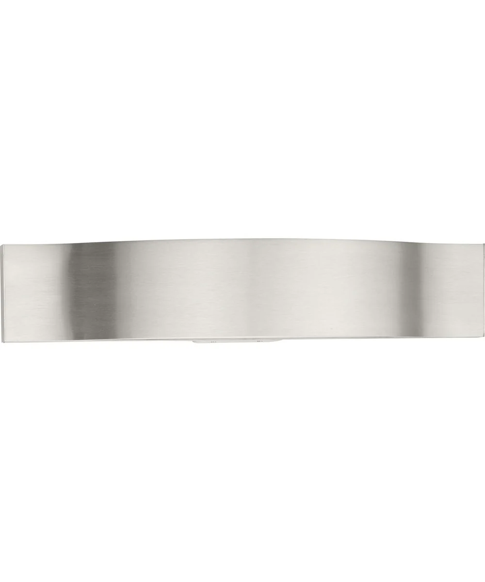 Curvity LED 24 in. Modern 3CCT Integrated LED Linear Vanity Light Brushed Nickel