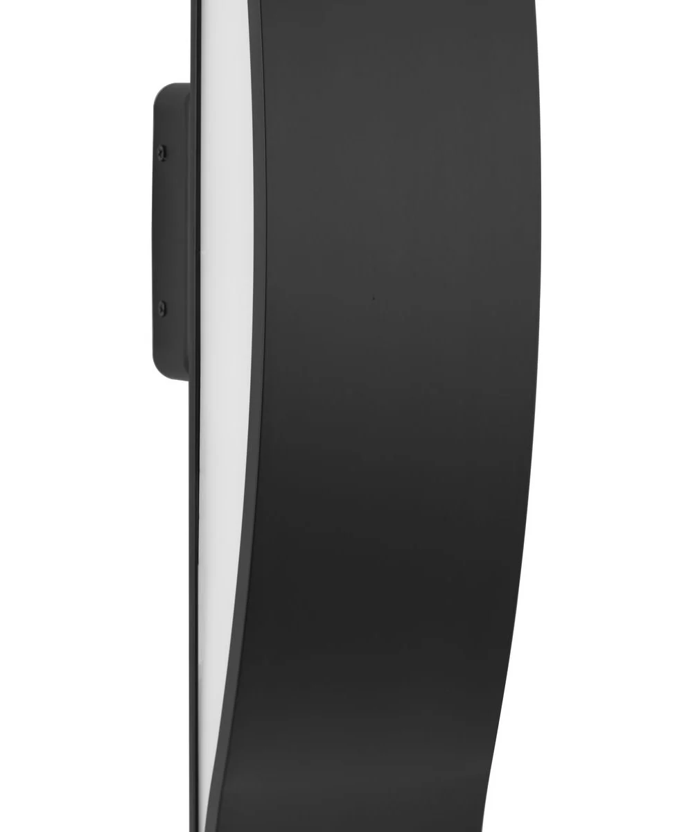 Curvity LED 24 in. Modern 3CCT Integrated LED Linear Vanity Light Matte Black - Image 6