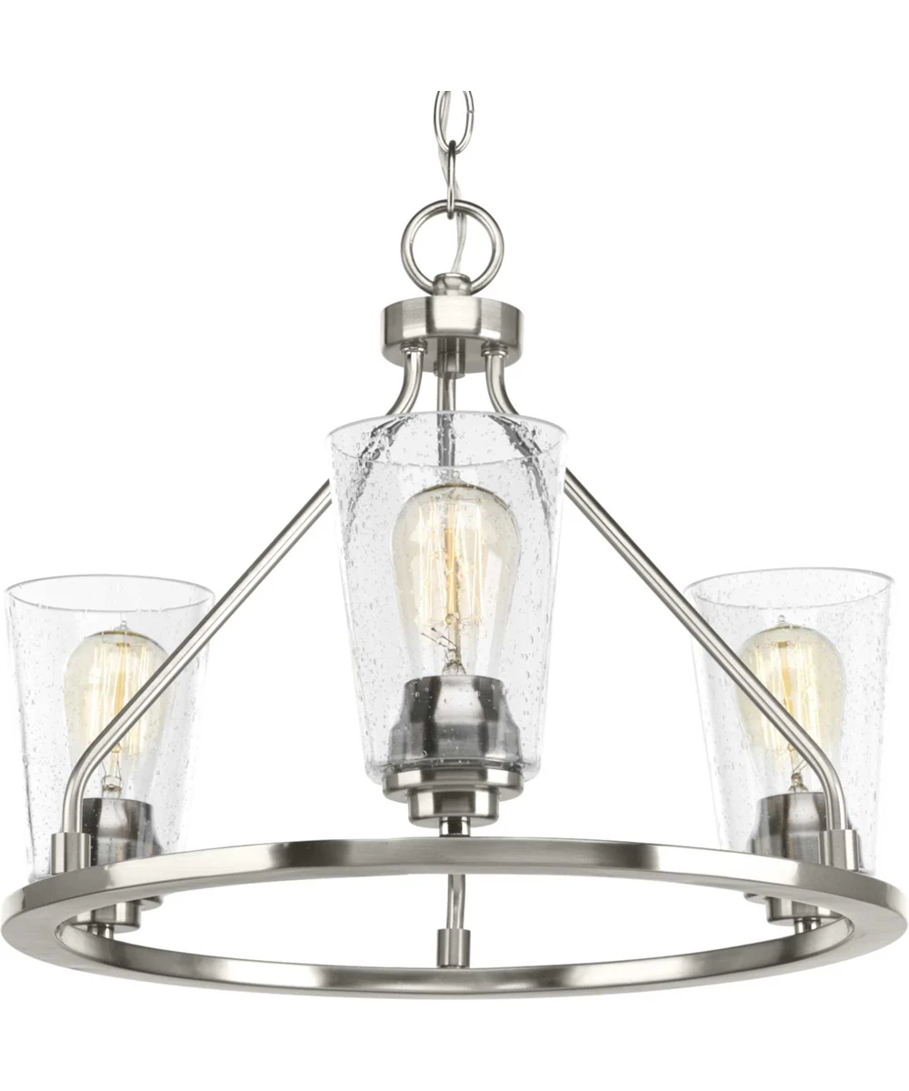 Debut 3-Light Semi-Flush Convertible Brushed Nickel - Image 7