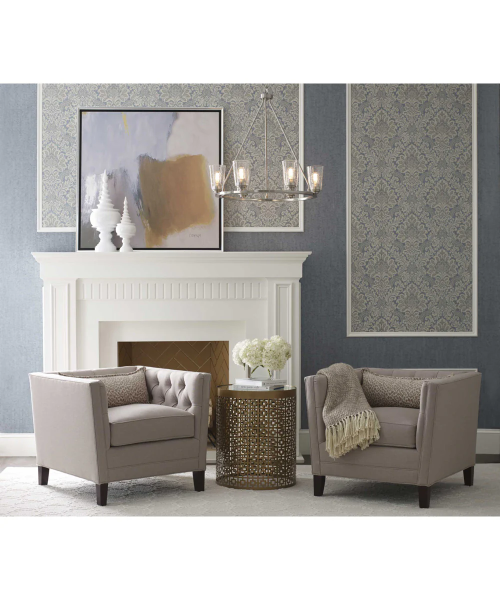 Debut 6-Light Farmhouse Chandelier Light Brushed Nickel - Image 3
