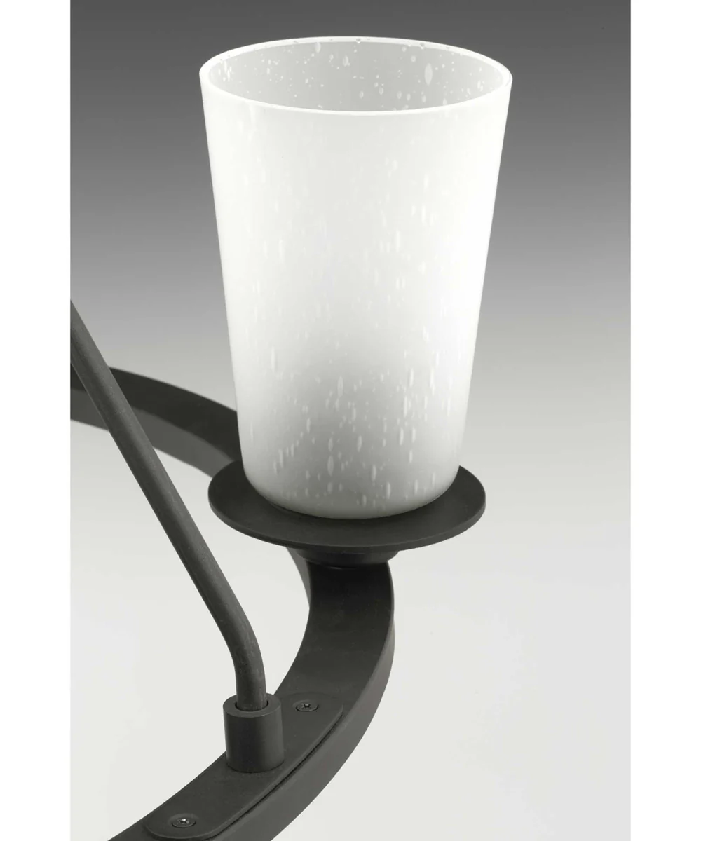 Debut 6-Light Farmhouse Chandelier Light Graphite - Image 9