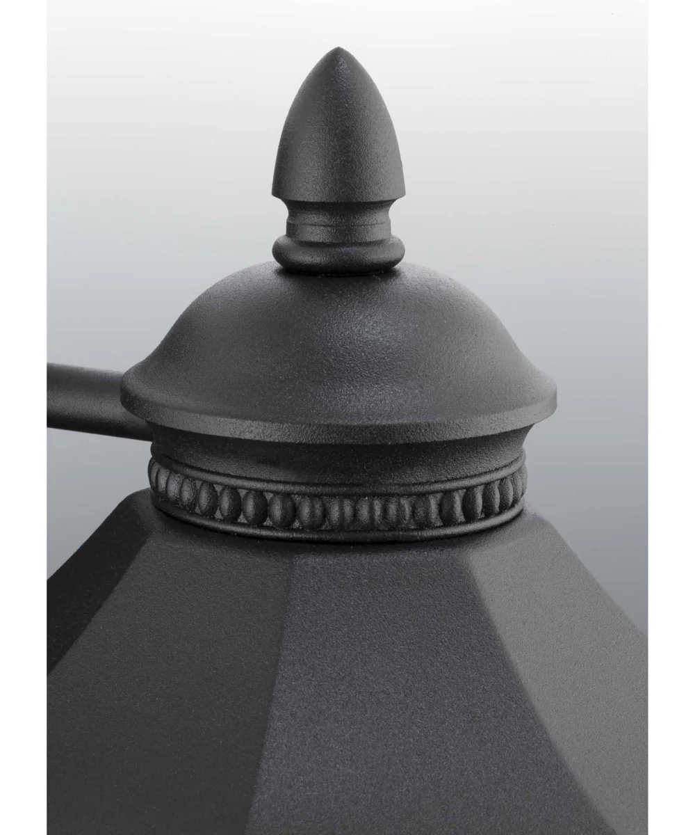 Edition 1-Light Medium Wall Lantern Textured Black - Image 3