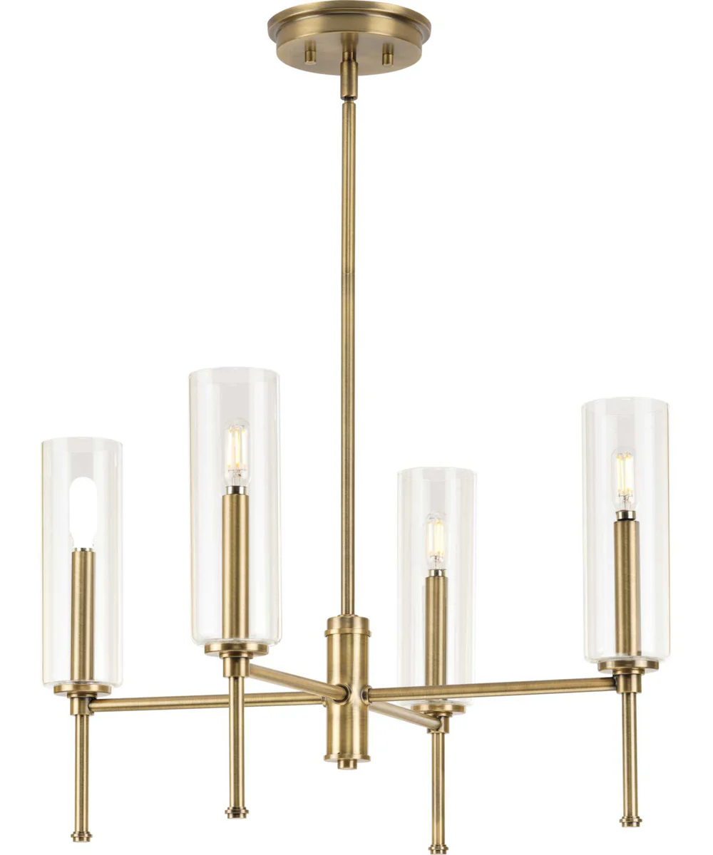 Elara 4-Light New Traditional Chandelier Light Vintage Brass - Image 10