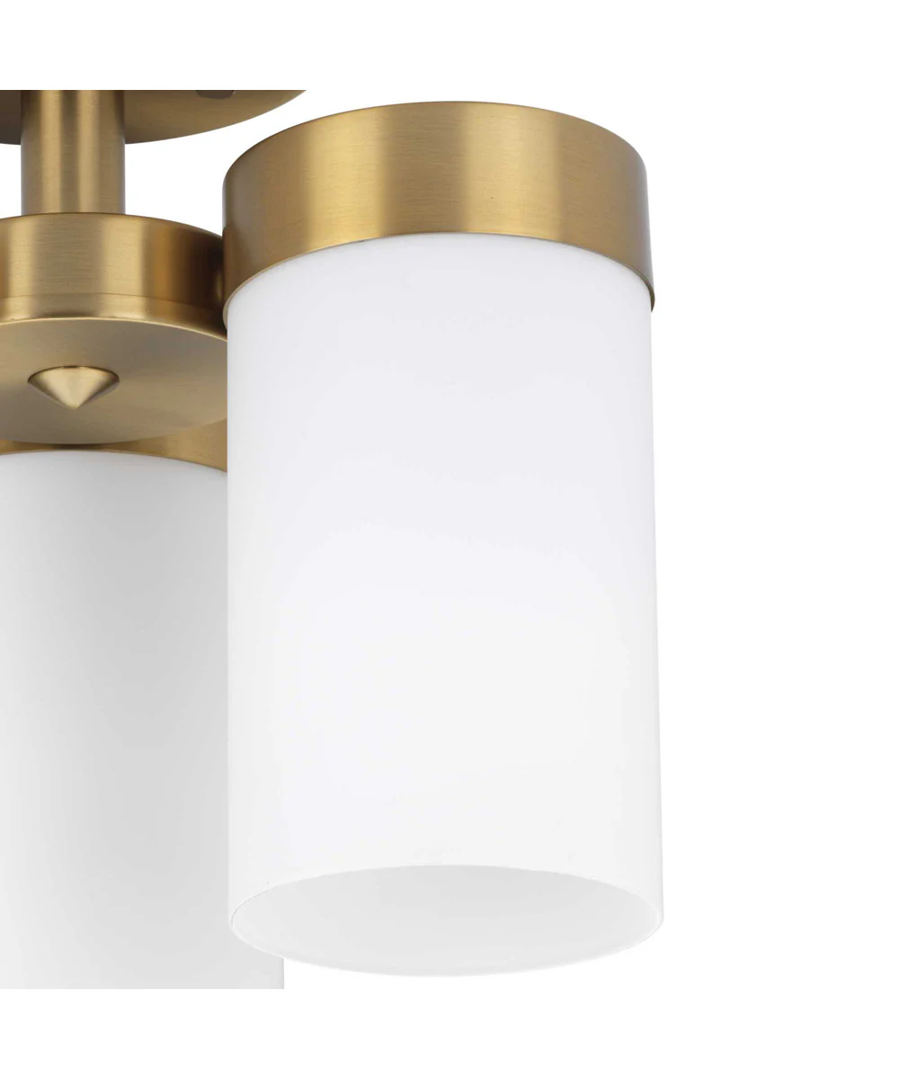 Elevate 3-Light 11-3/4" Flush Mount Brushed Bronze - Image 4