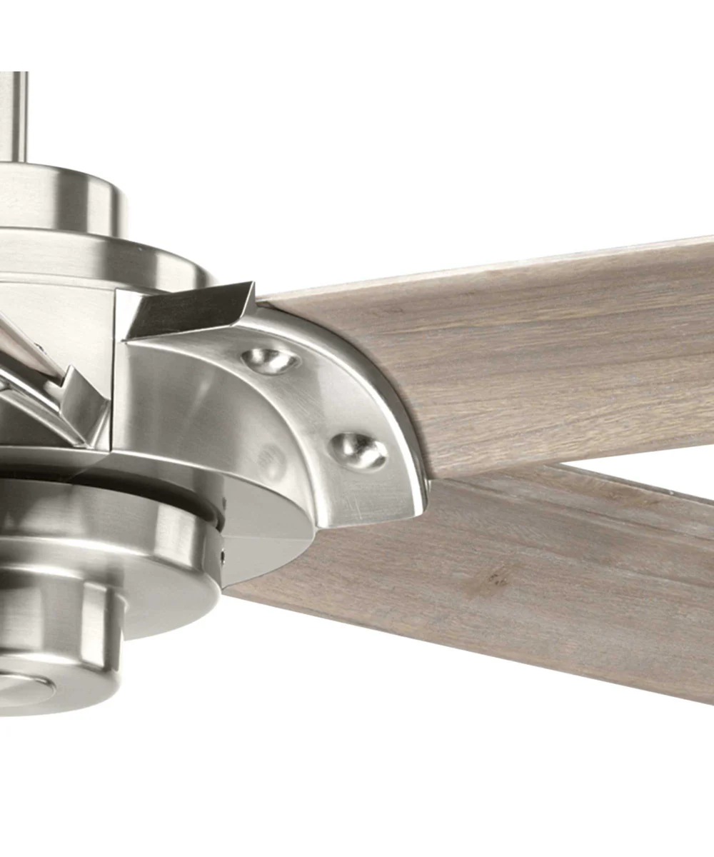 Ellwood 68" Carved Wood Blade Brushed Nickel - Image 5